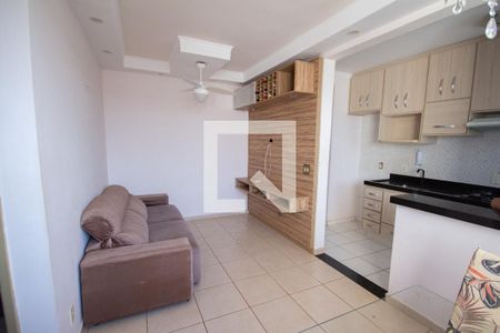 Sala de apartamento para alugar com 2 quartos, 50m² em Bairro Reserva Sul, Ribeirão Preto