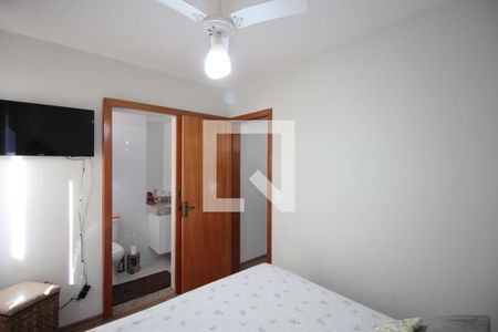 Suite de apartamento à venda com 3 quartos, 140m² em São João Batista, Belo Horizonte