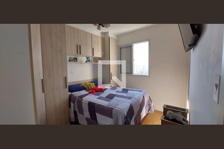 Quarto 1 suíte de apartamento para alugar com 2 quartos, 54m² em Vila Leopoldina, Santo André