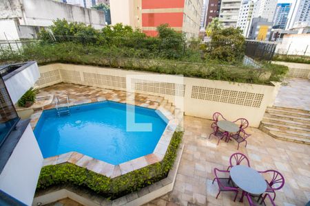 Sala- vista do terraço de apartamento para alugar com 2 quartos, 58m² em Indianópolis, São Paulo