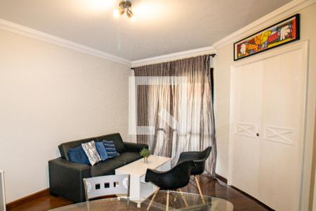 Sala - panorâmica de apartamento para alugar com 2 quartos, 58m² em Indianópolis, São Paulo