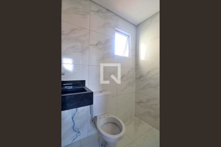 Banheiro do Quarto 1 - Suíte de apartamento à venda com 3 quartos, 120m² em Jardim Utinga, Santo André