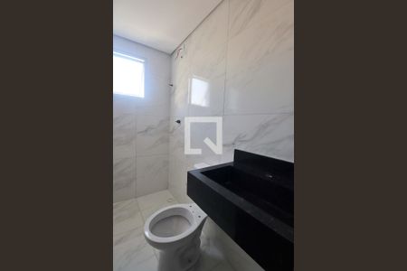 Banheiro do Quarto 1 - Suíte de apartamento à venda com 3 quartos, 114m² em Jardim Utinga, Santo André