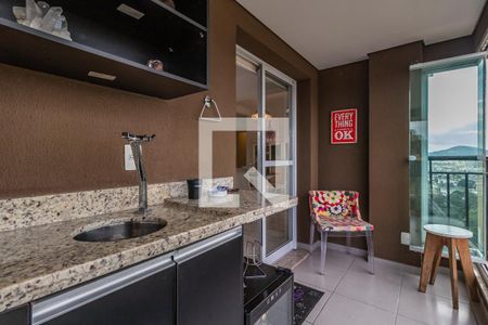 Varanda Gourmet de apartamento para alugar com 2 quartos, 82m² em Empresarial 18 do Forte, Barueri