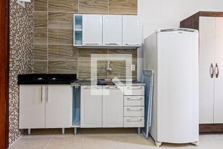 Cozinha de kitnet/studio para alugar com 1 quarto, 20m² em Jardim Cidade de Florianópolis, São José