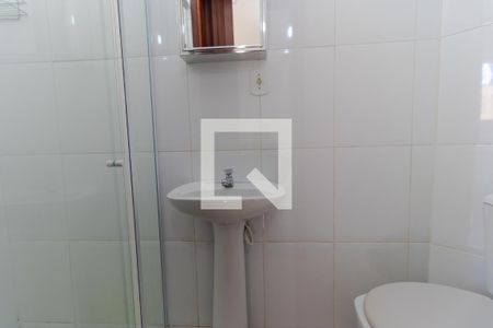 Banheiro de kitnet/studio para alugar com 1 quarto, 24m² em Cidade Universitária, Campinas