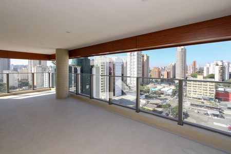 Varanda 1 da Sala de apartamento à venda com 4 quartos, 232m² em Brooklin Paulista, São Paulo