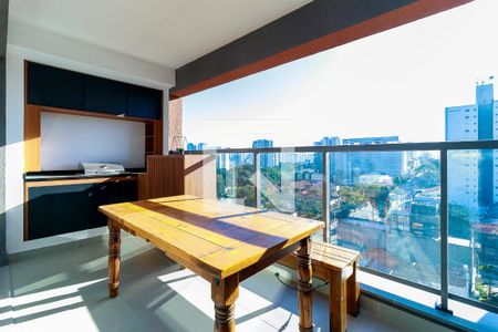 Sala - Varanda de apartamento para alugar com 1 quarto, 41m² em Santo Amaro, São Paulo