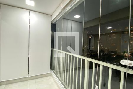 Varanda da Sala de apartamento para alugar com 1 quarto, 54m² em Alphaville Empresarial, Barueri