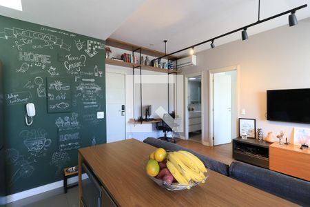 Sala de apartamento à venda com 1 quarto, 55m² em Vila Gertrudes, São Paulo