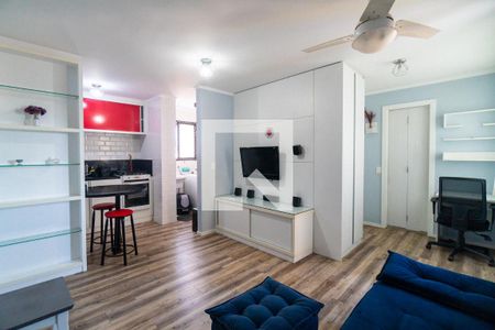 Sala de apartamento para alugar com 1 quarto, 42m² em Jardim Oriental, São Paulo