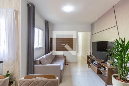 Sala de apartamento à venda com 3 quartos, 167m² em Vila Alzira, Santo André