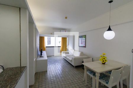 Sala de kitnet/studio para alugar com 1 quarto, 48m² em Boa Viagem, Recife