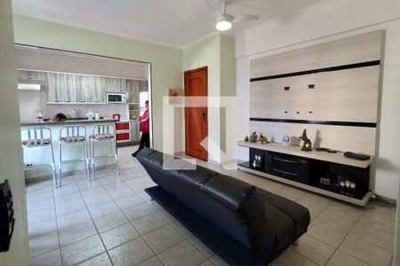 Sala de apartamento para alugar com 2 quartos, 80m² em Guilhermina, Praia Grande