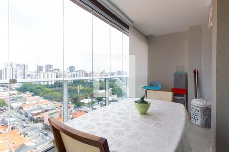 Varanda e Sala de Jantar de apartamento à venda com 1 quarto, 50m² em Vila Gomes Cardim, São Paulo