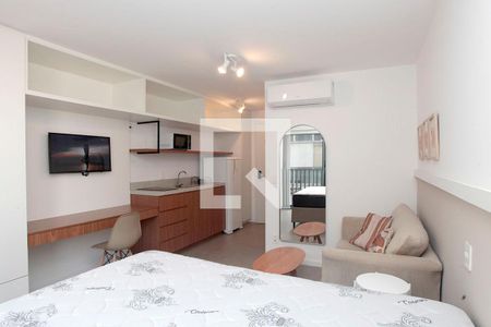 Studio - Sala / Quarto de kitnet/studio para alugar com 1 quarto, 24m² em Auxiliadora, Porto Alegre