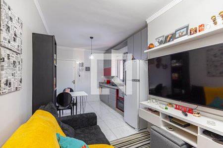 Sala e Cozinha de apartamento à venda com 2 quartos, 76m² em Jardim Alvorada, Santo André