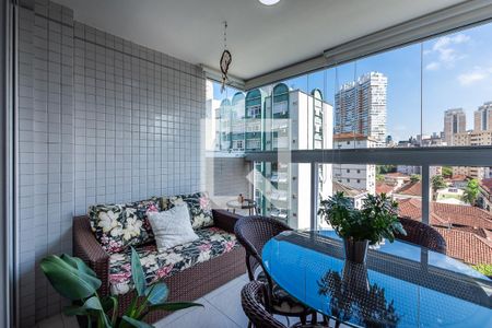 Varanda de apartamento para alugar com 2 quartos, 83m² em Gonzaga, Santos