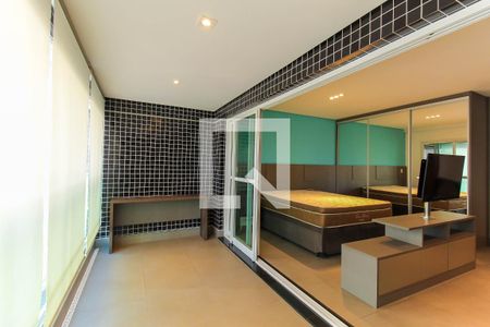 Varanda de apartamento para alugar com 1 quarto, 55m² em Vila Regente Feijó, São Paulo