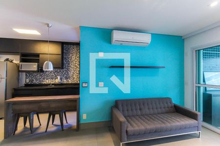 Sala/Quarto de apartamento para alugar com 1 quarto, 55m² em Vila Regente Feijó, São Paulo