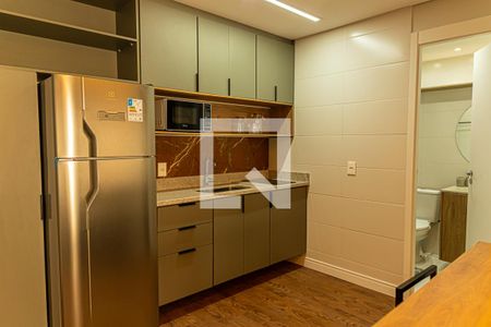 Cozinha de apartamento para alugar com 1 quarto, 41m² em Bela Vista, São Paulo