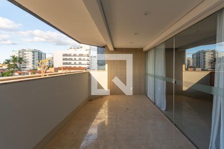 Varanda de apartamento para alugar com 4 quartos, 178m² em  Jaraguá, Belo Horizonte