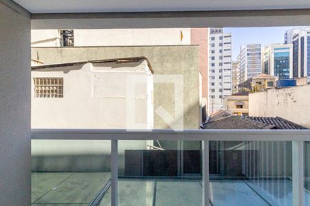 Varanda do Studio de kitnet/studio para alugar com 1 quarto, 40m² em Santa Cecília, São Paulo