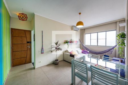 Sala de apartamento para alugar com 2 quartos, 75m² em Ponta da Praia, Santos