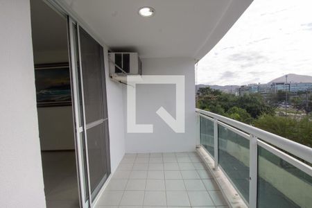 Varanda de apartamento à venda com 3 quartos, 96m² em Recreio dos Bandeirantes, Rio de Janeiro