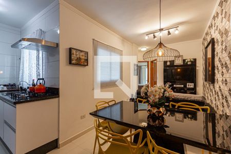 Sala de apartamento à venda com 2 quartos, 80m² em Vila Linda, Santo André