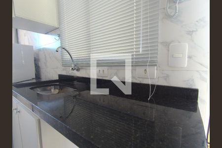 Cozinha  de kitnet/studio para alugar com 1 quarto, 17m² em Vila Paulista, Guarulhos