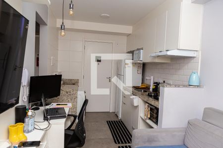 Sala, Cozinha e Área de Serviço de apartamento à venda com 1 quarto, 31m² em Vila Penteado, São Paulo