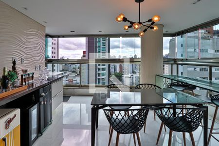 Varanda da Sala de apartamento à venda com 4 quartos, 210m² em Carmo, Belo Horizonte