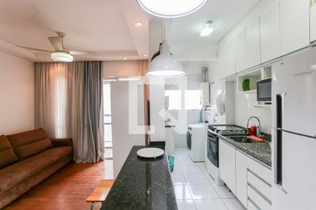 Sala/Cozinha de apartamento para alugar com 2 quartos, 65m² em Paraíso, São Paulo