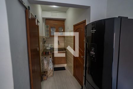 Cozinha de kitnet/studio para alugar com 1 quarto, 21m² em Glória, Rio de Janeiro