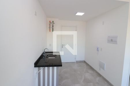 Cozinha de kitnet/studio para alugar com 1 quarto, 24m² em Vila Zilda, São Paulo