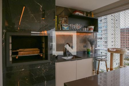 Sala e Varanda Gourmet de apartamento para alugar com 3 quartos, 134m² em Vila Anastácio, São Paulo