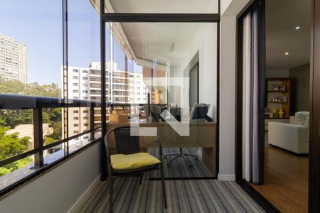 Varanda da Sala de apartamento para alugar com 3 quartos, 163m² em Vila Suzana, São Paulo
