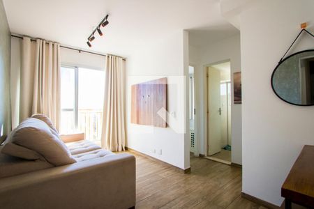 Sala de apartamento à venda com 2 quartos, 50m² em Vila Homero Thon, Santo André