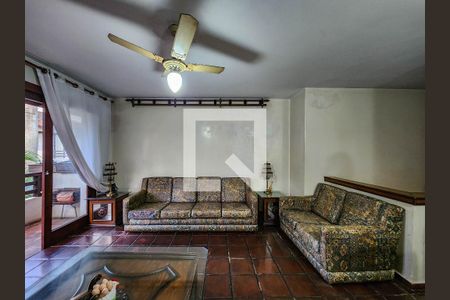 Sala de apartamento para alugar com 3 quartos, 87m² em Balneario Cidade Atlantica, Guarujá