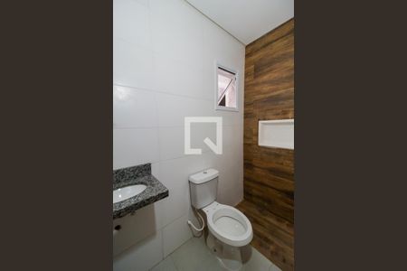 Banheiro de apartamento à venda com 2 quartos, 42m² em Parque das Nações, Santo André