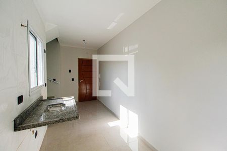 Sala/Cozinha de apartamento à venda com 2 quartos, 81m² em Parque das Nações, Santo André