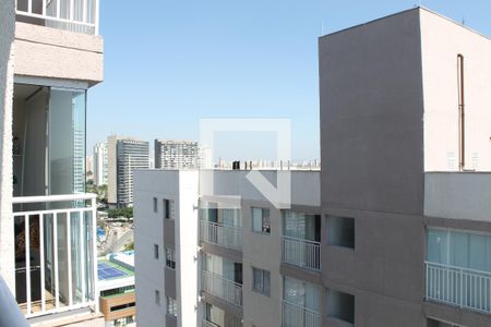 Varanda Vista de apartamento à venda com 2 quartos, 45m² em Parque Industrial Tomas Edson, São Paulo