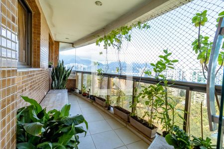 Varanda Sala Térreo de apartamento à venda com 5 quartos, 457m² em Barra da Tijuca, Rio de Janeiro