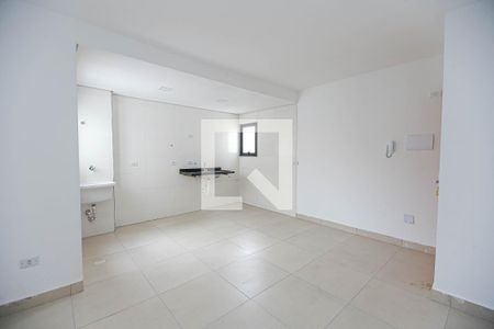 Sala/Cozinha de apartamento para alugar com 2 quartos, 48m² em Chácara Mafalda, São Paulo