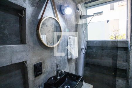 Banheiro de kitnet/studio à venda com 1 quarto, 22m² em Botafogo, Rio de Janeiro