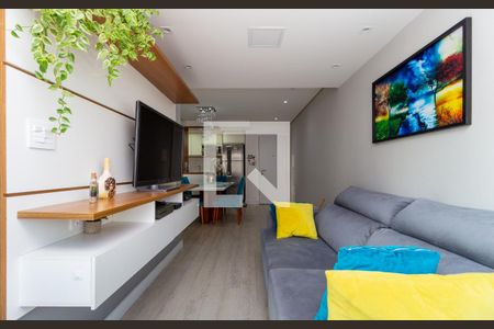 Sala de Estar de apartamento à venda com 3 quartos, 71m² em Brás, São Paulo