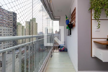 Varanda de apartamento à venda com 3 quartos, 71m² em Brás, São Paulo