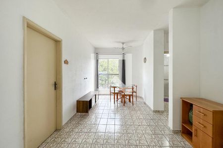 Sala de apartamento para alugar com 1 quarto, 60m² em Balneario Cidade Atlantica, Guarujá