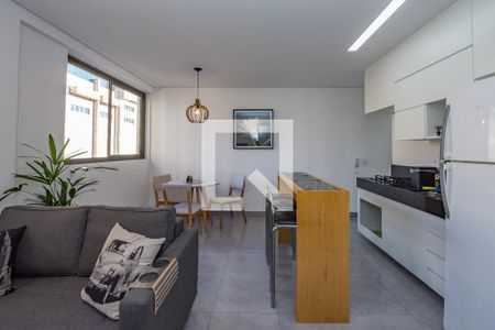Sala de apartamento à venda com 1 quarto, 35m² em Gutierrez, Belo Horizonte